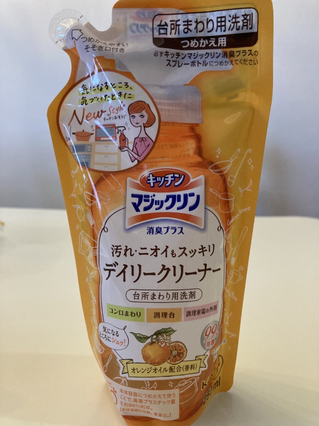 キッチンマジックリン消臭プラス詰替用3個セットの写真2枚目