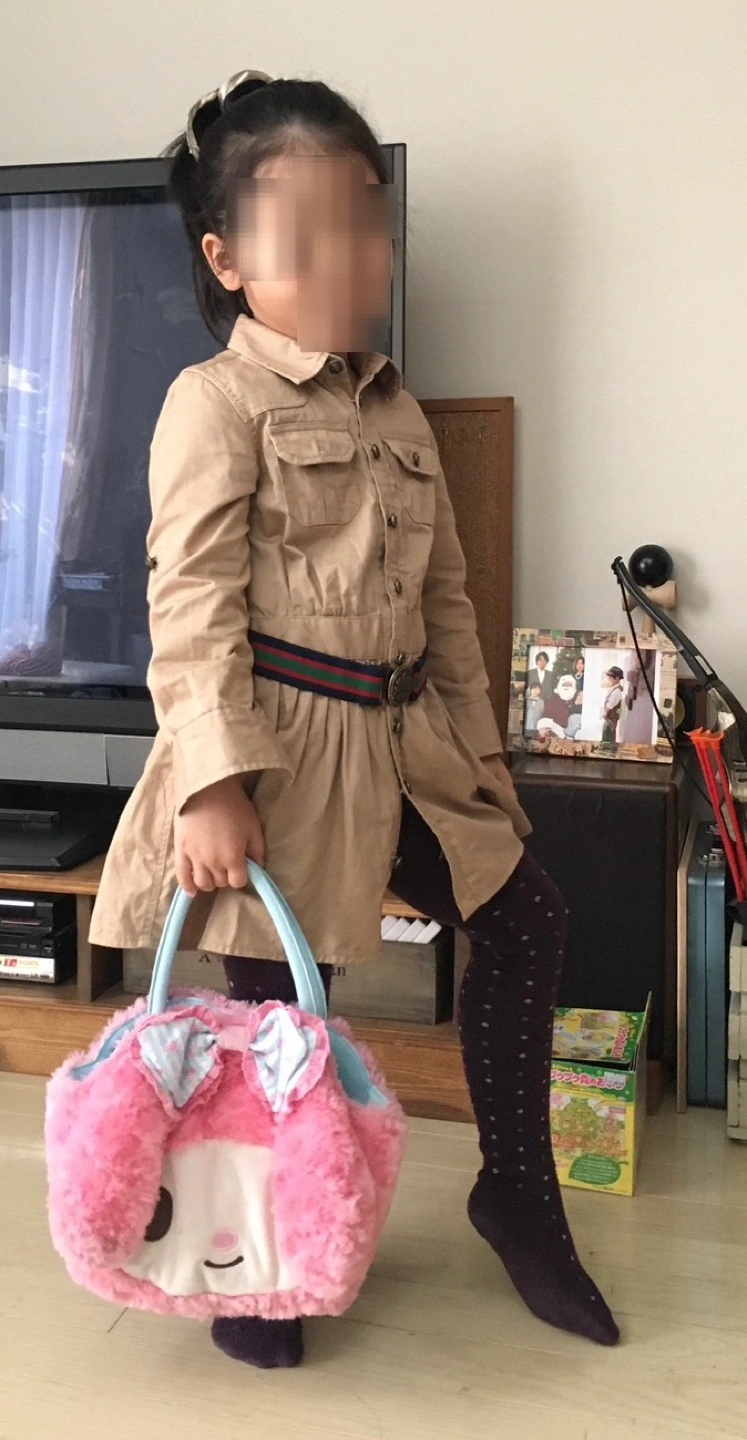ラルフローレンのベージュのワンピース 4Tの写真4枚目