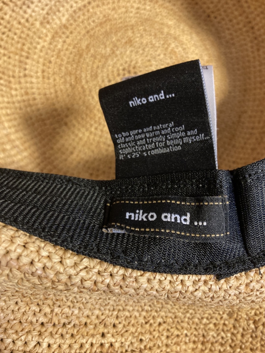 niko and... ニコアンド  麦わら帽子の写真3枚目