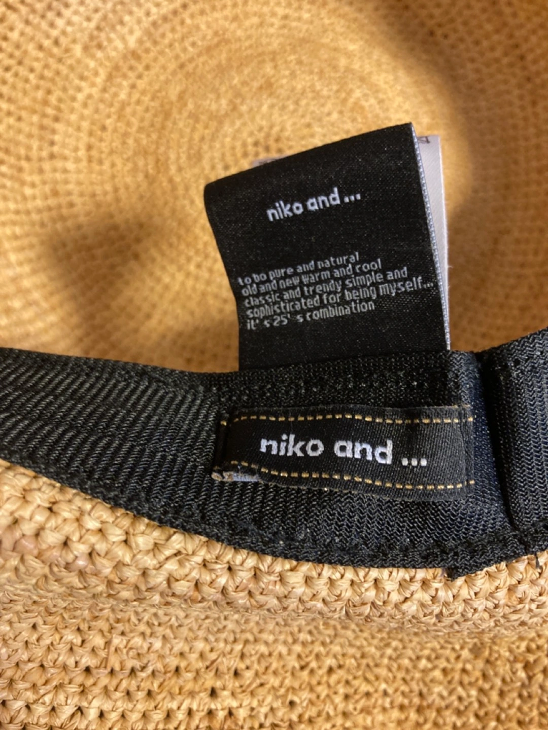 niko and... ニコアンド 麦わら帽子の写真3枚目