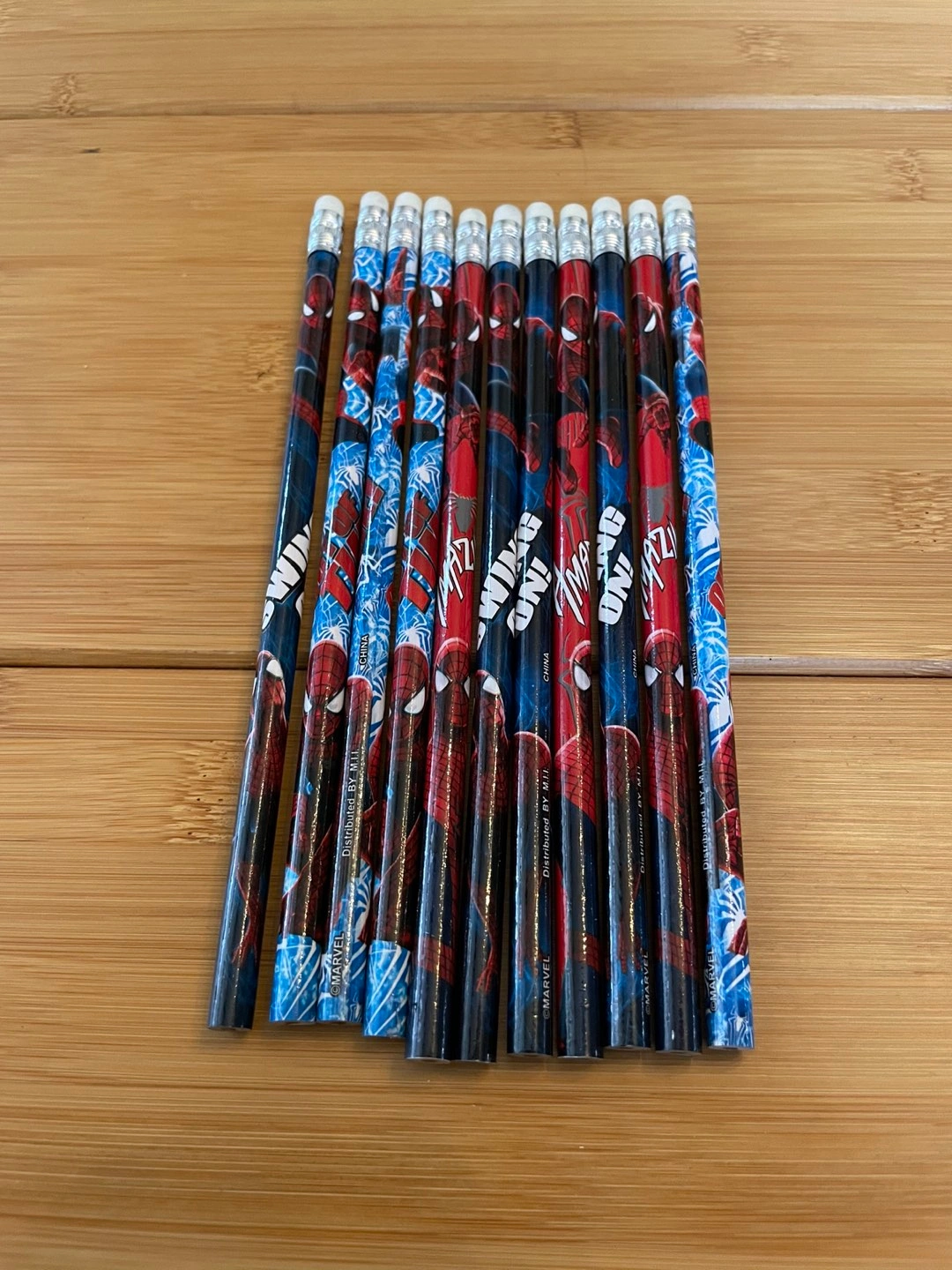 スパイダーマンの鉛筆 未使用
