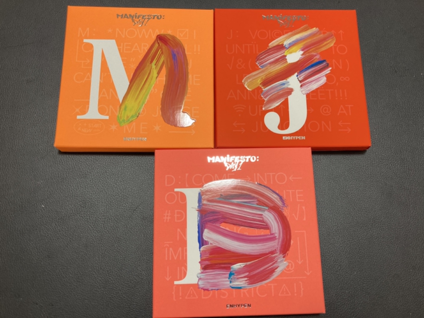ENHYPEN MANIFESTO 3形態セットDAY 1 ENGENE Ver