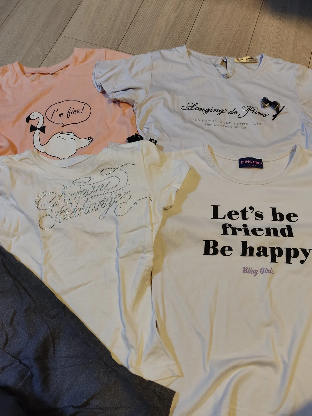 140-150 女のコ Tシャツ5枚&ズボンの写真3枚目