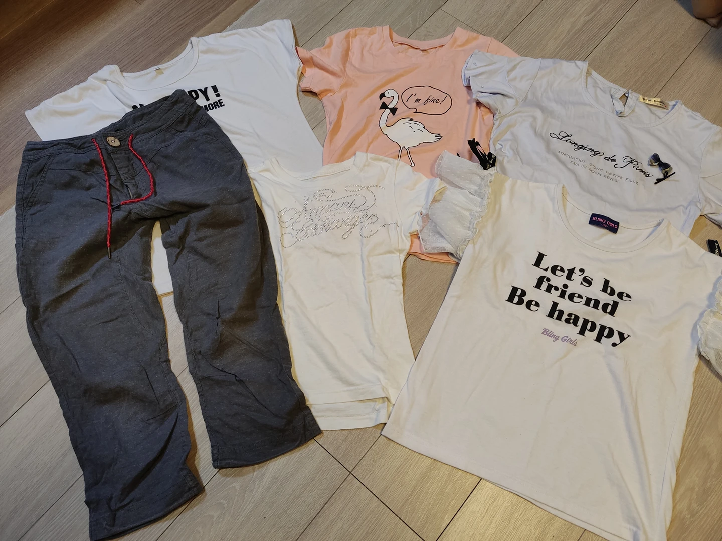 140-150　女のコ　Tシャツ5枚＆ズボン