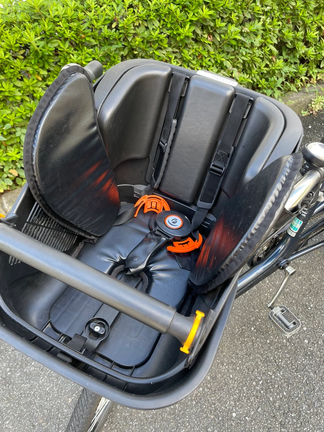 アフターケア無料【3人乗り自転車】ふらっかーずシュシュ(丸石サイクル)ネイビー FRCH203Wの写真3枚目