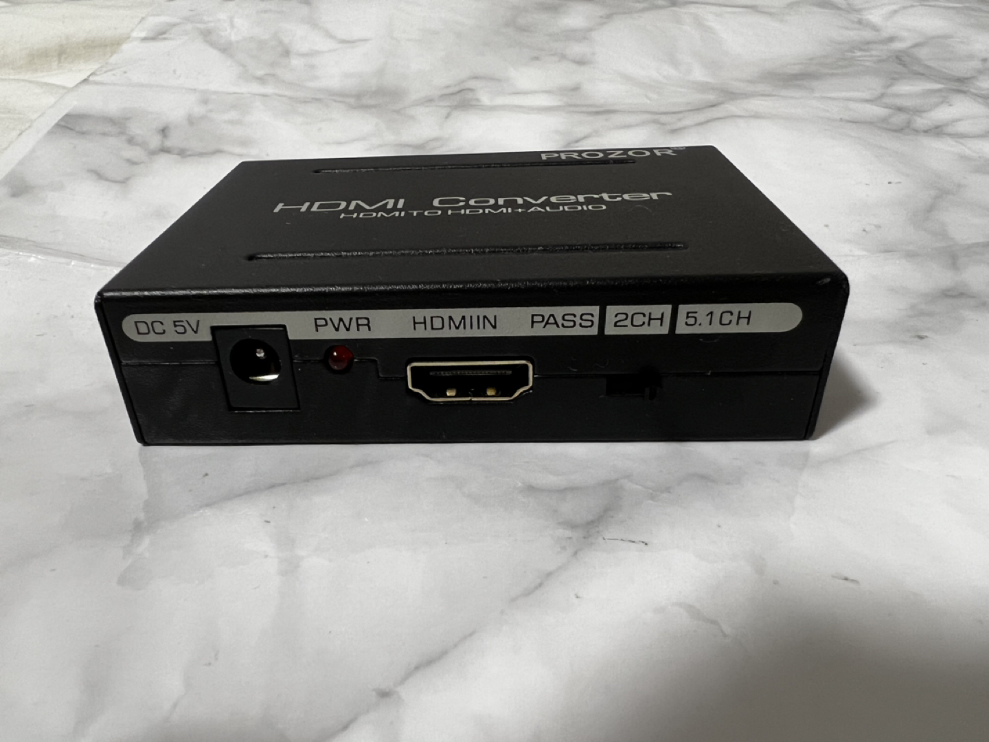 【状態良】PROZOR HDMI コンバーター　HDMI オーディオ分離機の写真4枚目