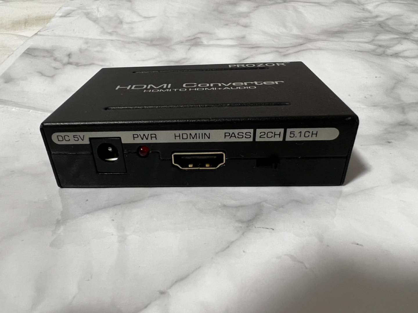 【状態良】PROZOR HDMI コンバーター HDMI オーディオ分離機の写真4枚目