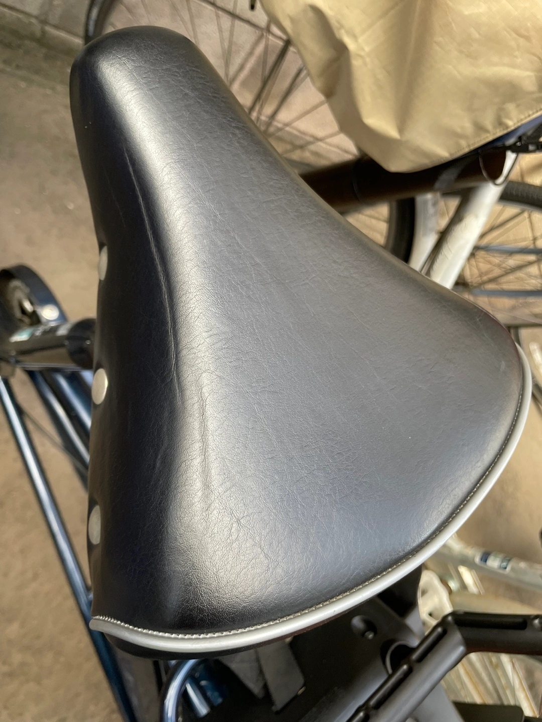 アフターケア無料【3人乗り自転車】ふらっかーずシュシュ(丸石サイクル)ネイビー FRCH203Wの写真8枚目