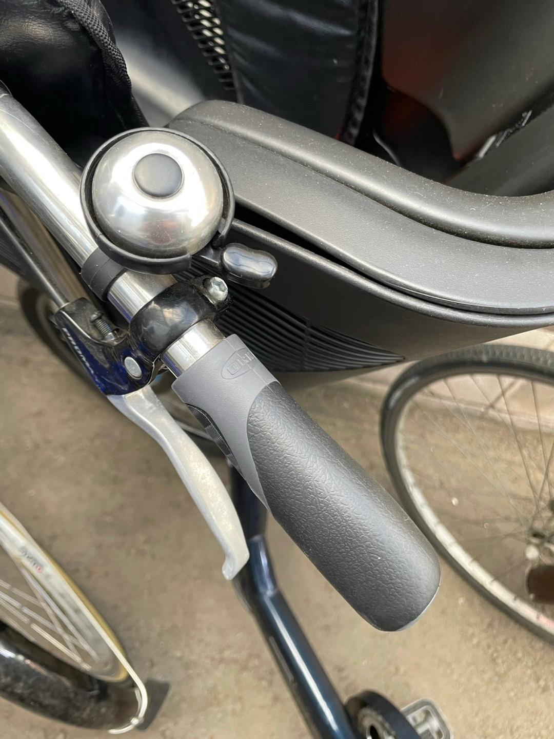 アフターケア無料【3人乗り自転車】ふらっかーずシュシュ(丸石サイクル)ネイビー FRCH203Wの写真7枚目