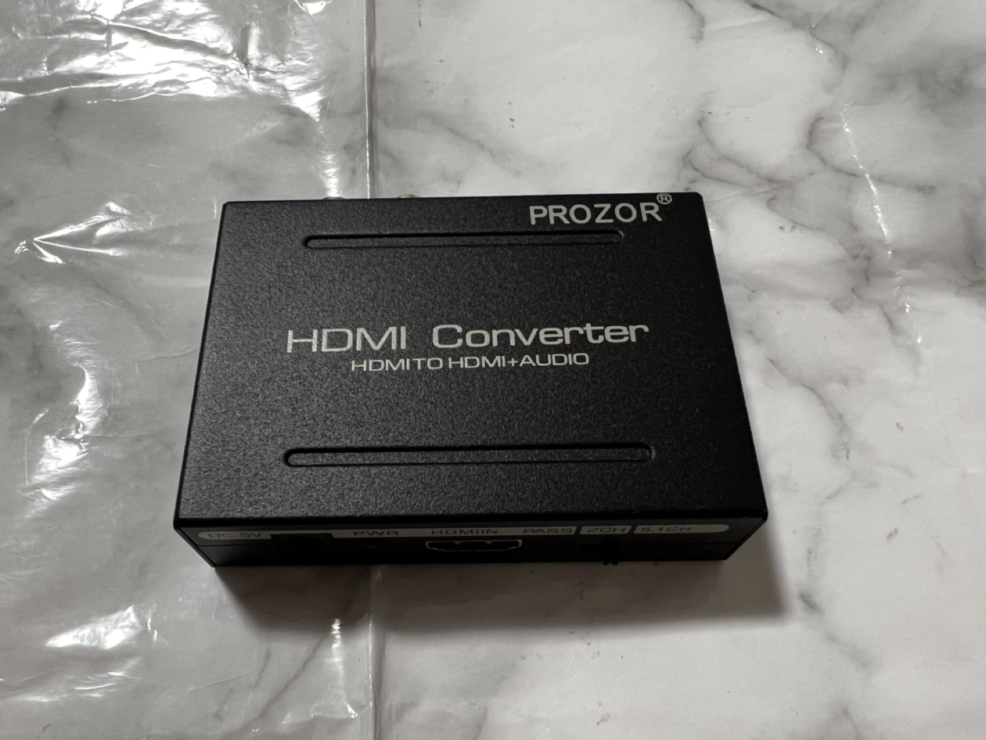 【状態良】PROZOR HDMI コンバーター　HDMI オーディオ分離機