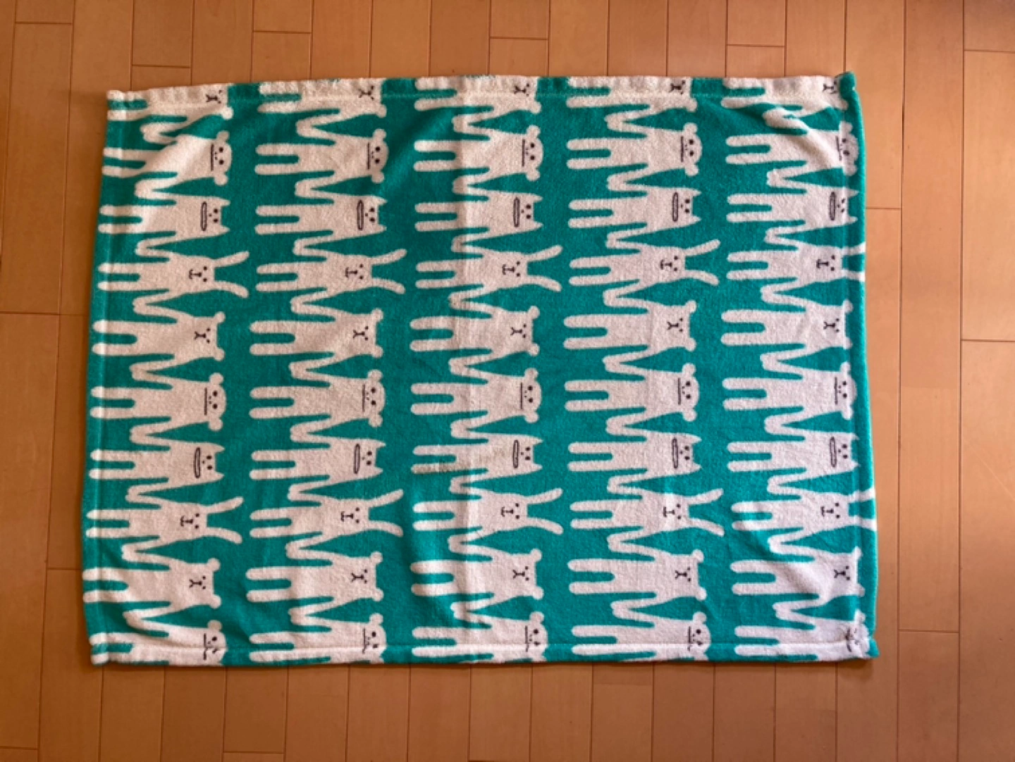 ブランケット(膝掛け) 動物柄 95 x 73cm