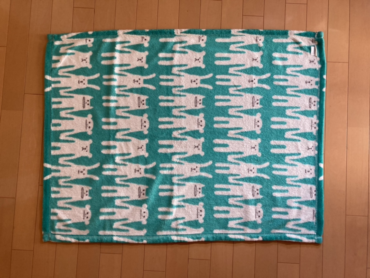 ブランケット(膝掛け) 動物柄　95 x 73cmの写真2枚目