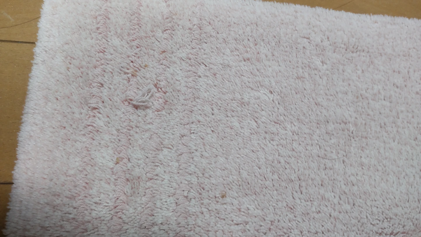 大きめバスマット  薄ピンク 70cm×90cmの写真2枚目