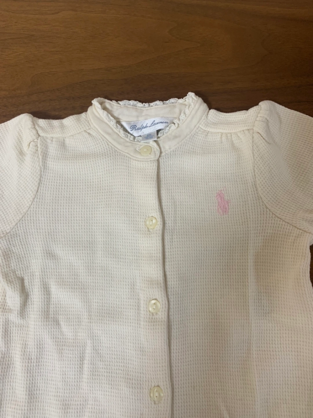 女の子 70サイズ 長袖ロンパース、上着セットの写真4枚目