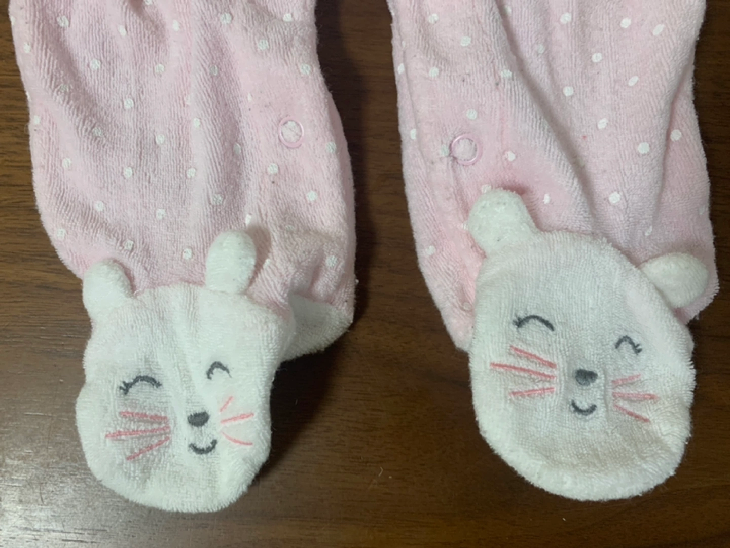 女の子 70サイズ 長袖ロンパース、上着セットの写真3枚目