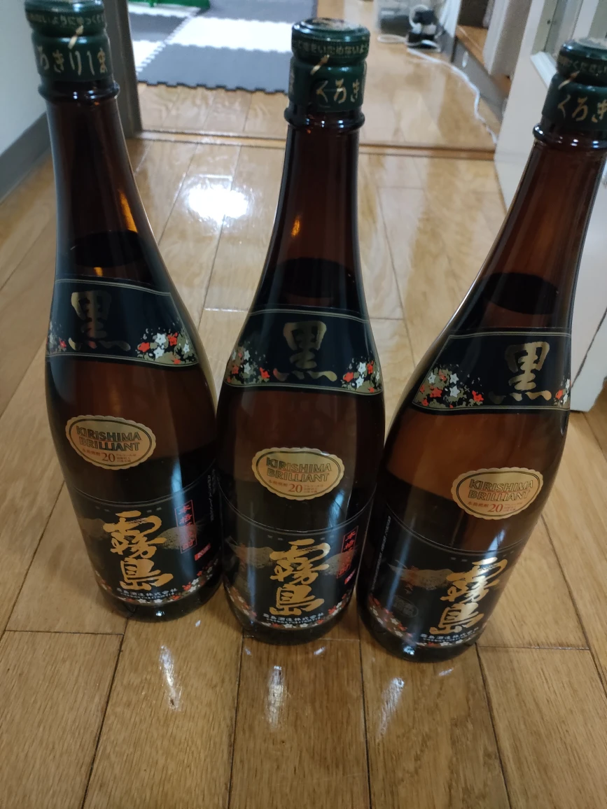 焼酎 黒霧島 20度 1800ml 4本