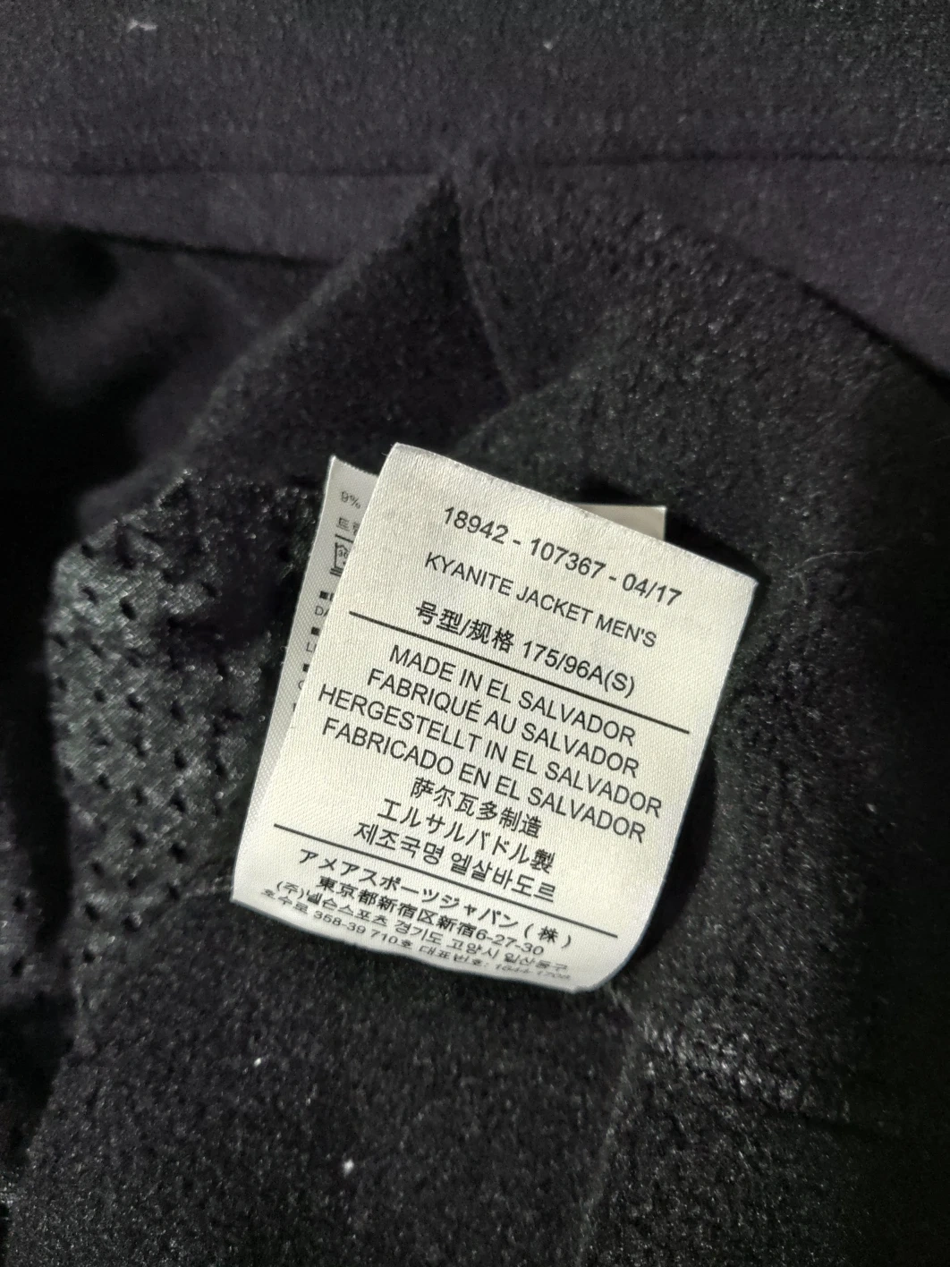 ARC’TERYX フリースの写真3枚目