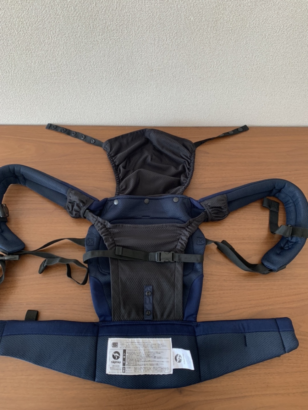 napnap ベビーキャリー ベーシックメッシュドライ　抱っこ紐　おんぶ紐の写真2枚目