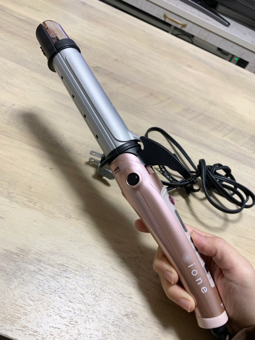 テスコム (TESCOM) ヘアアイロン スチーム付 マイナスイオン 2WAY ione 32mm