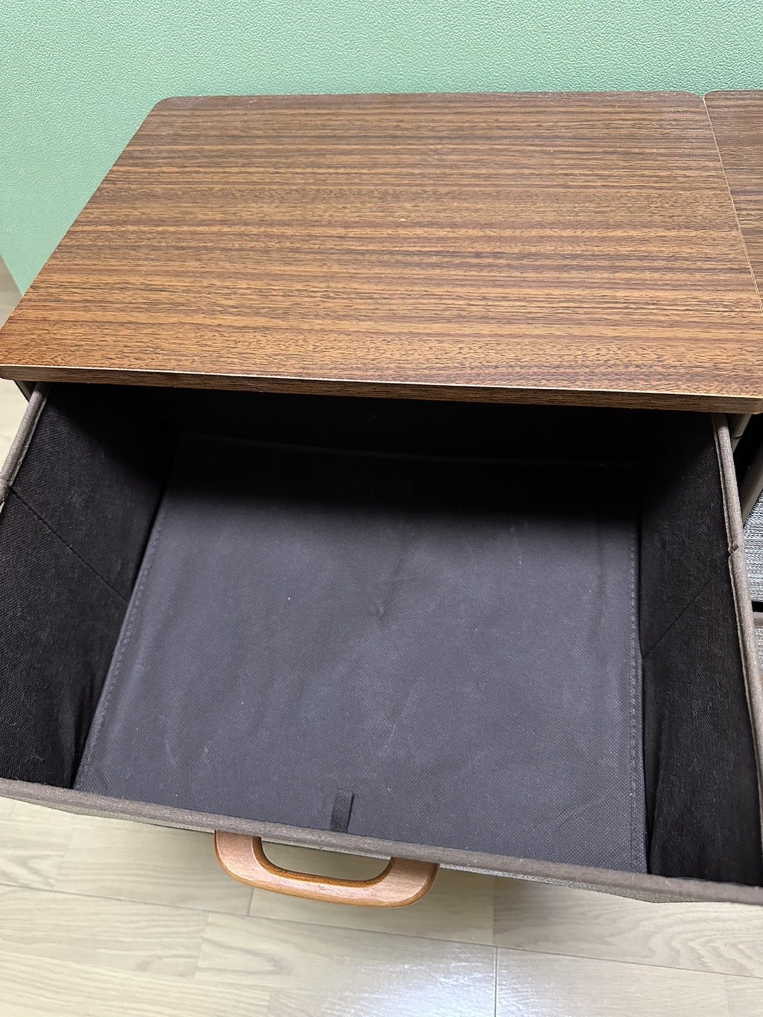 木目チェスト　収納ボックス　2セットの写真4枚目