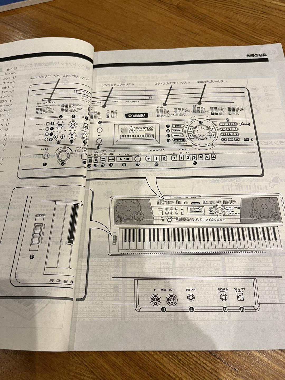 YAMAHA 電子ピアノキーボード、DGX-200 値下げしました。の写真5枚目