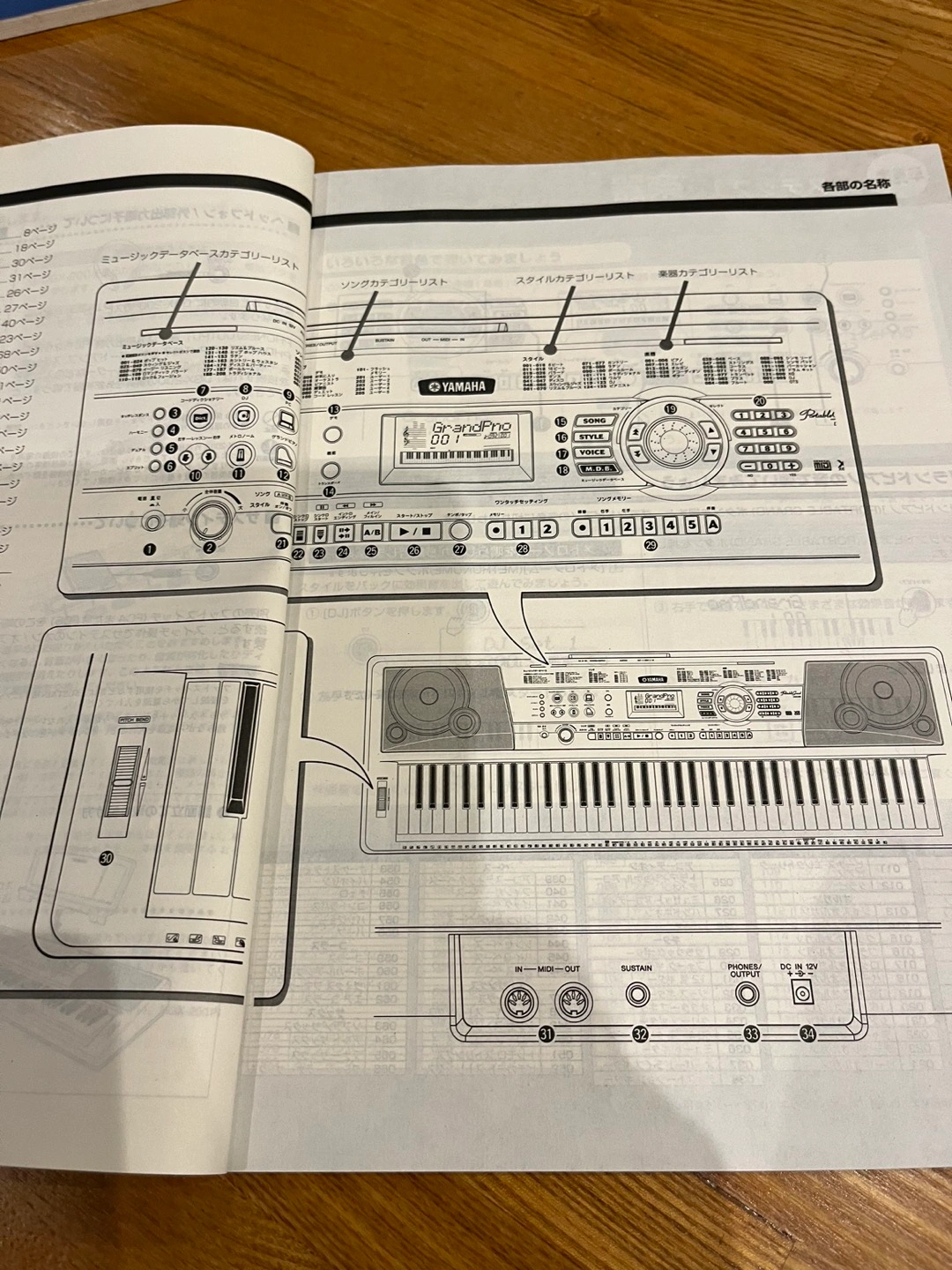 YAMAHA 電子ピアノキーボード、DGX-200 値下げしました。の写真5枚目