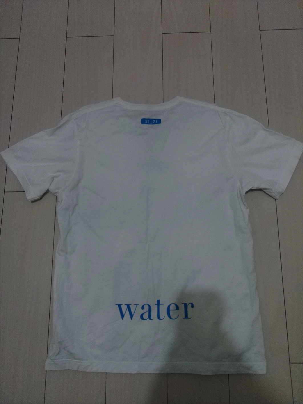 21_21デザインサイト　第2回　水展　Tシャツの写真2枚目
