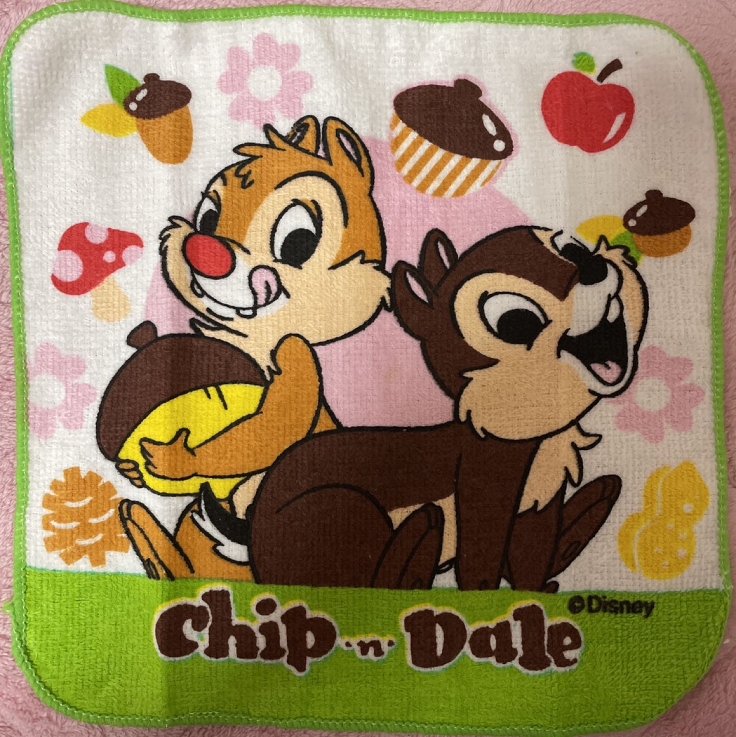 チップとデールのミニタオル