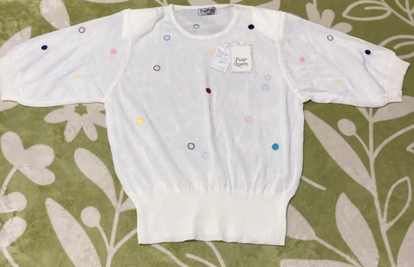 【新品】定価9800円!ポニークイーン Tシャツ フリーサイズの写真5枚目
