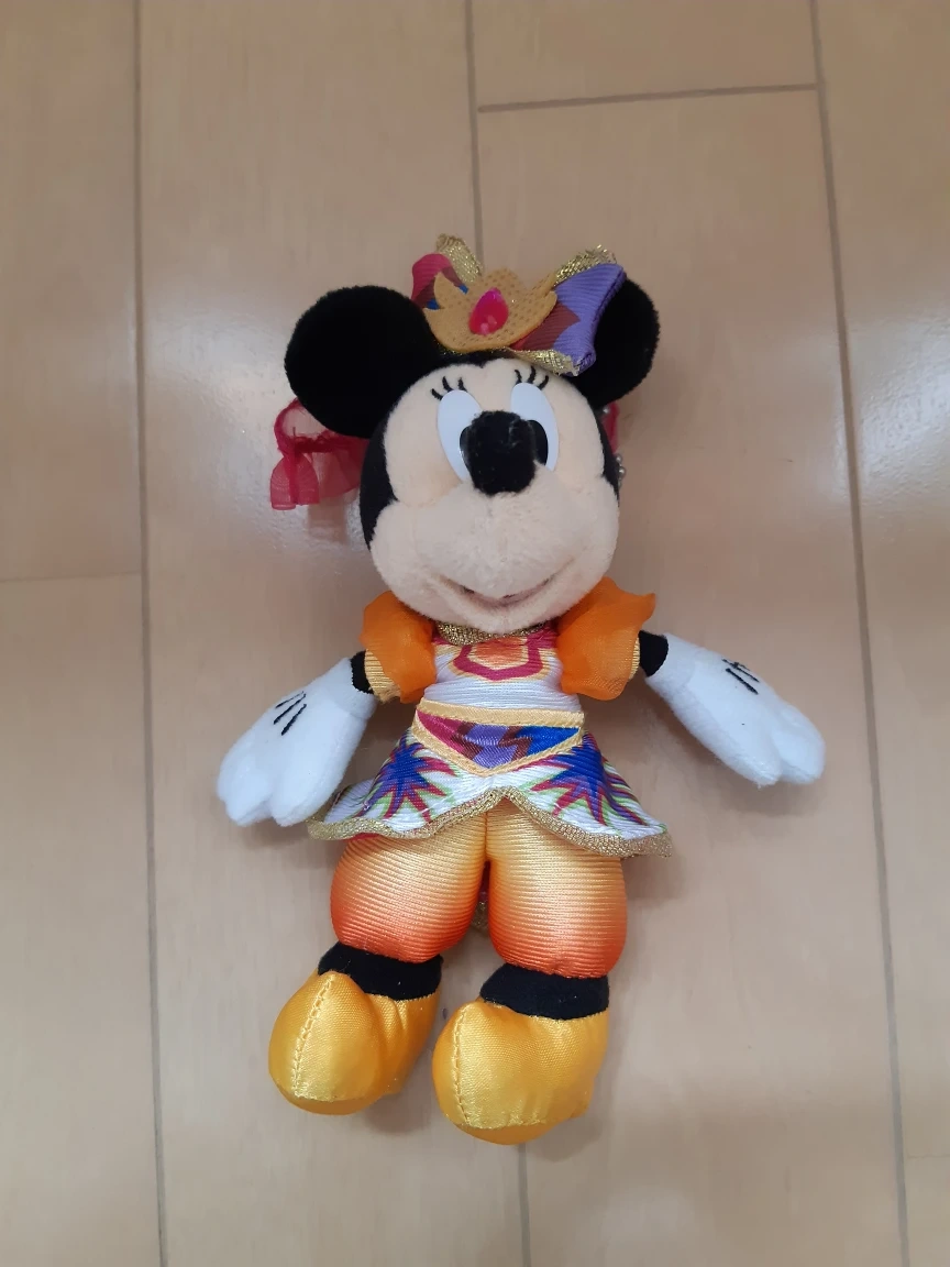 ミニーちゃん ぬいぐるみバッチ