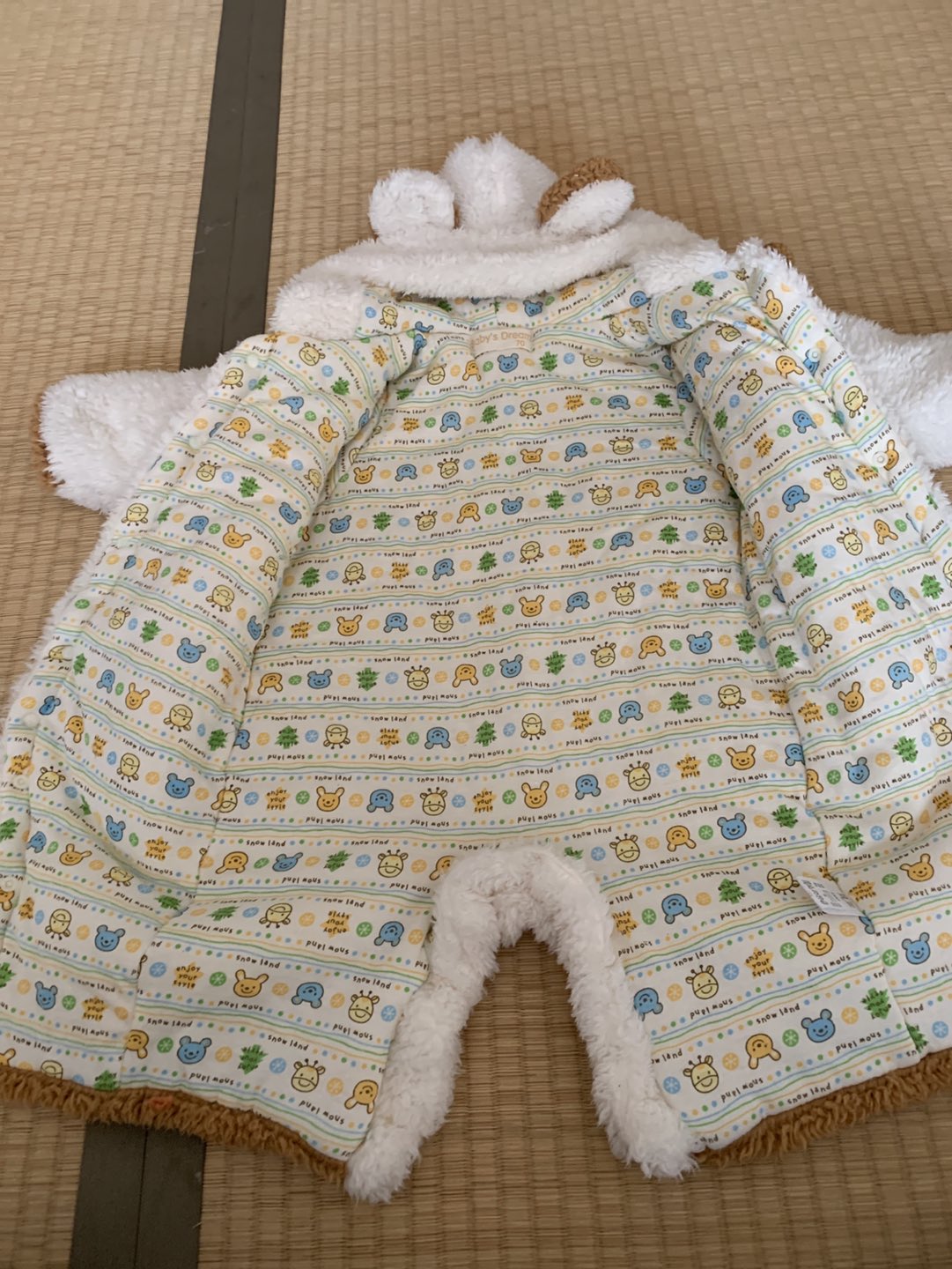 もこもこ　ロンパースの写真2枚目