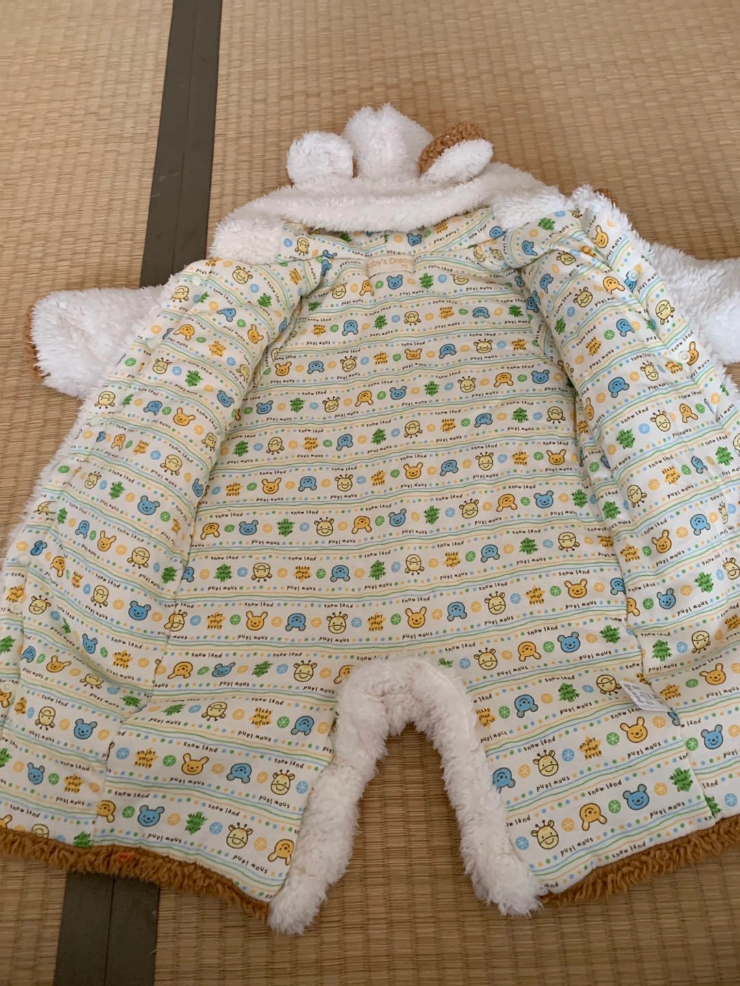 もこもこ ロンパースの写真2枚目