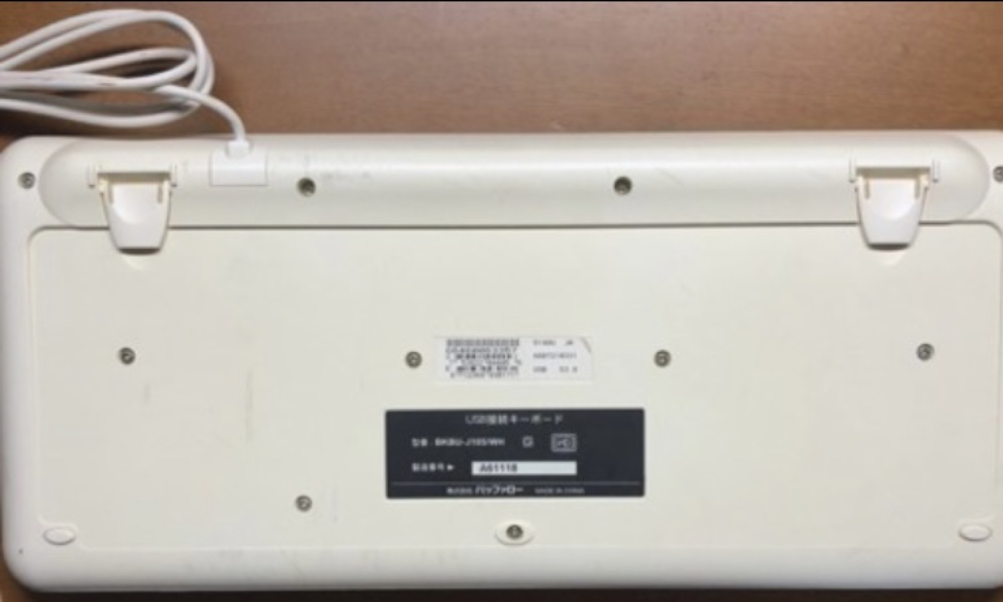 バッファロー　USBキーボードの写真2枚目