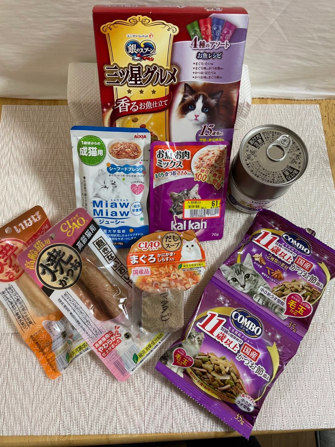 キャットフード/カリカリ・缶詰・ウェット・またたび他、バラ詰め合わせ