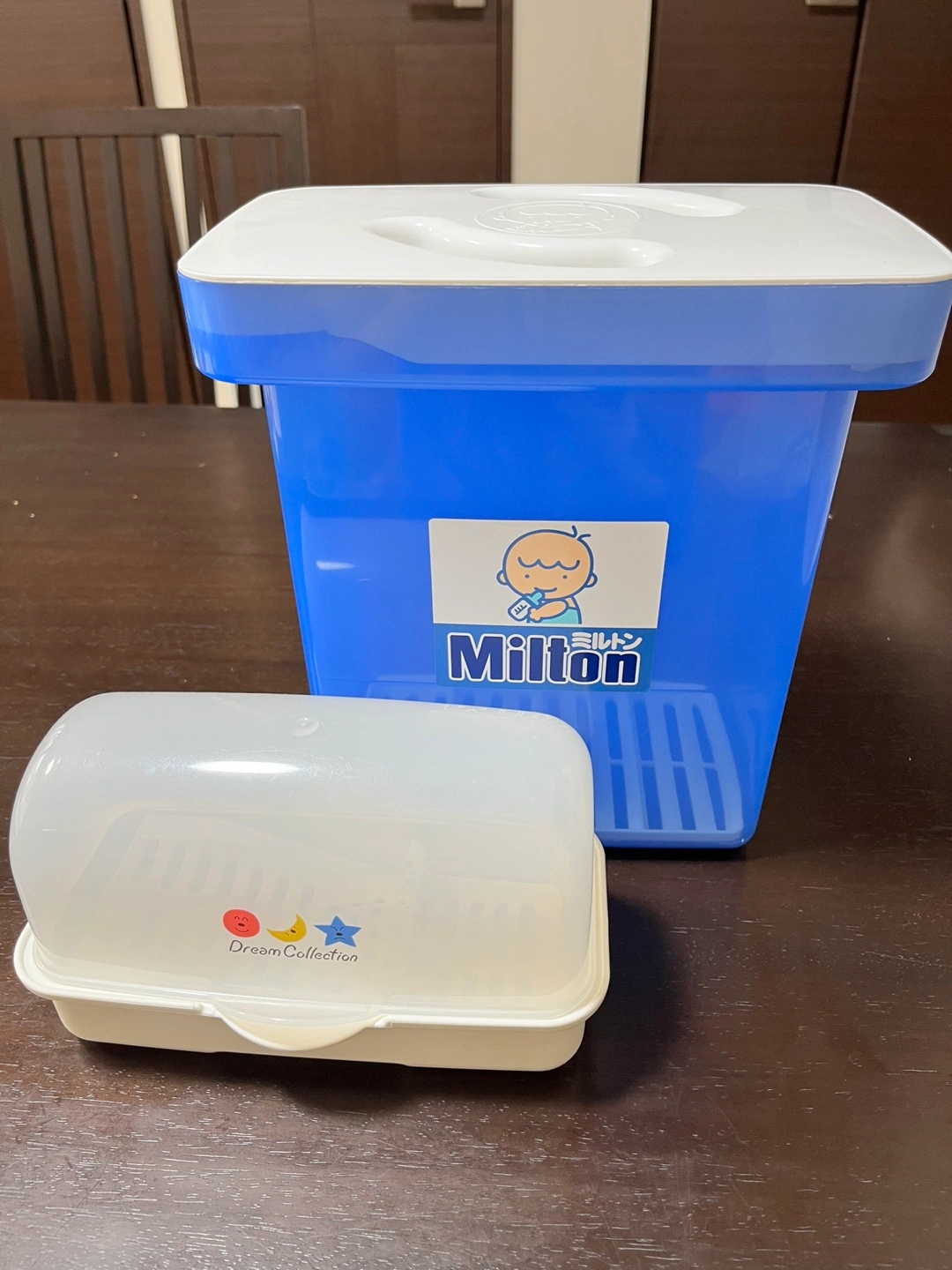 ミルトン消毒用容器&電子レンジ用哺乳瓶煮沸器