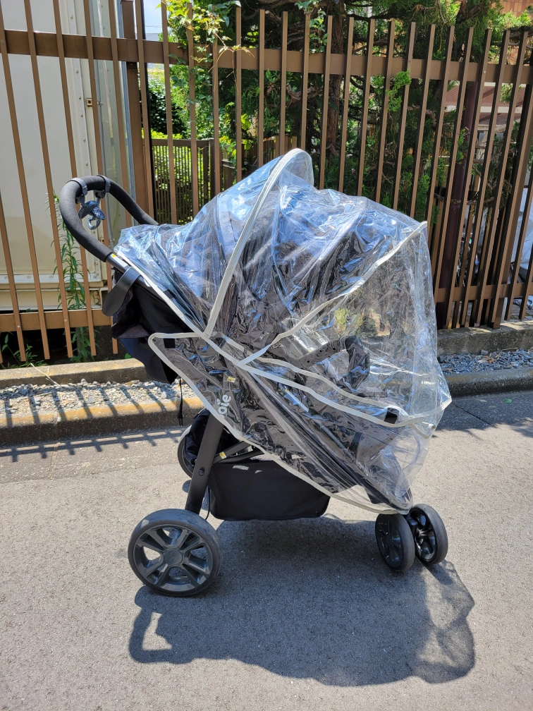 KATOJI Joie ベビーカー LiteTrax レインカバー・取説・ドリンクホルダー付きの写真6枚目