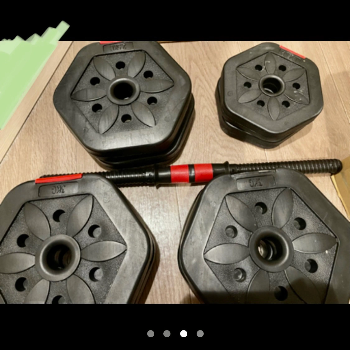 【ほぼ未使用】ダンベル&バーベル40kg (20kg×2)