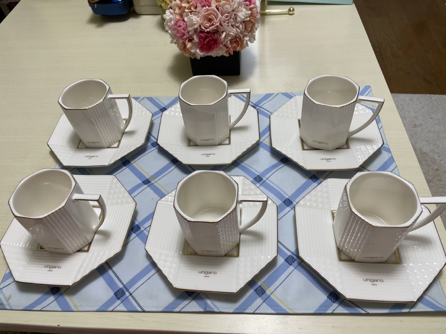 ウンガロコーヒーカップ6客(未使用)