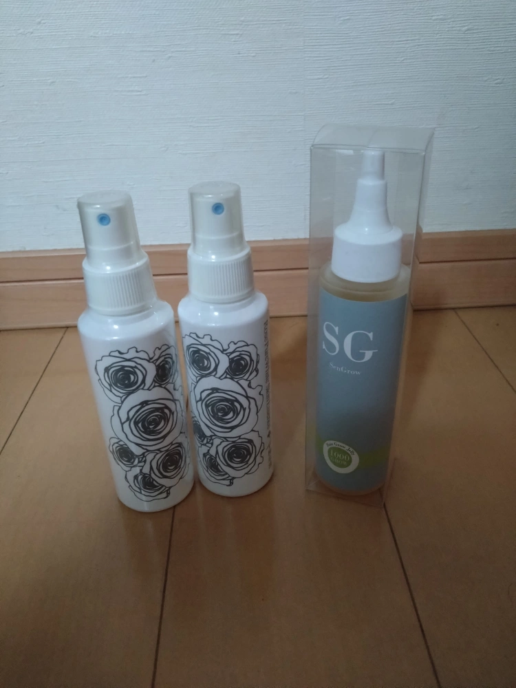 産後発毛促進ローション&ローズ化粧水2本