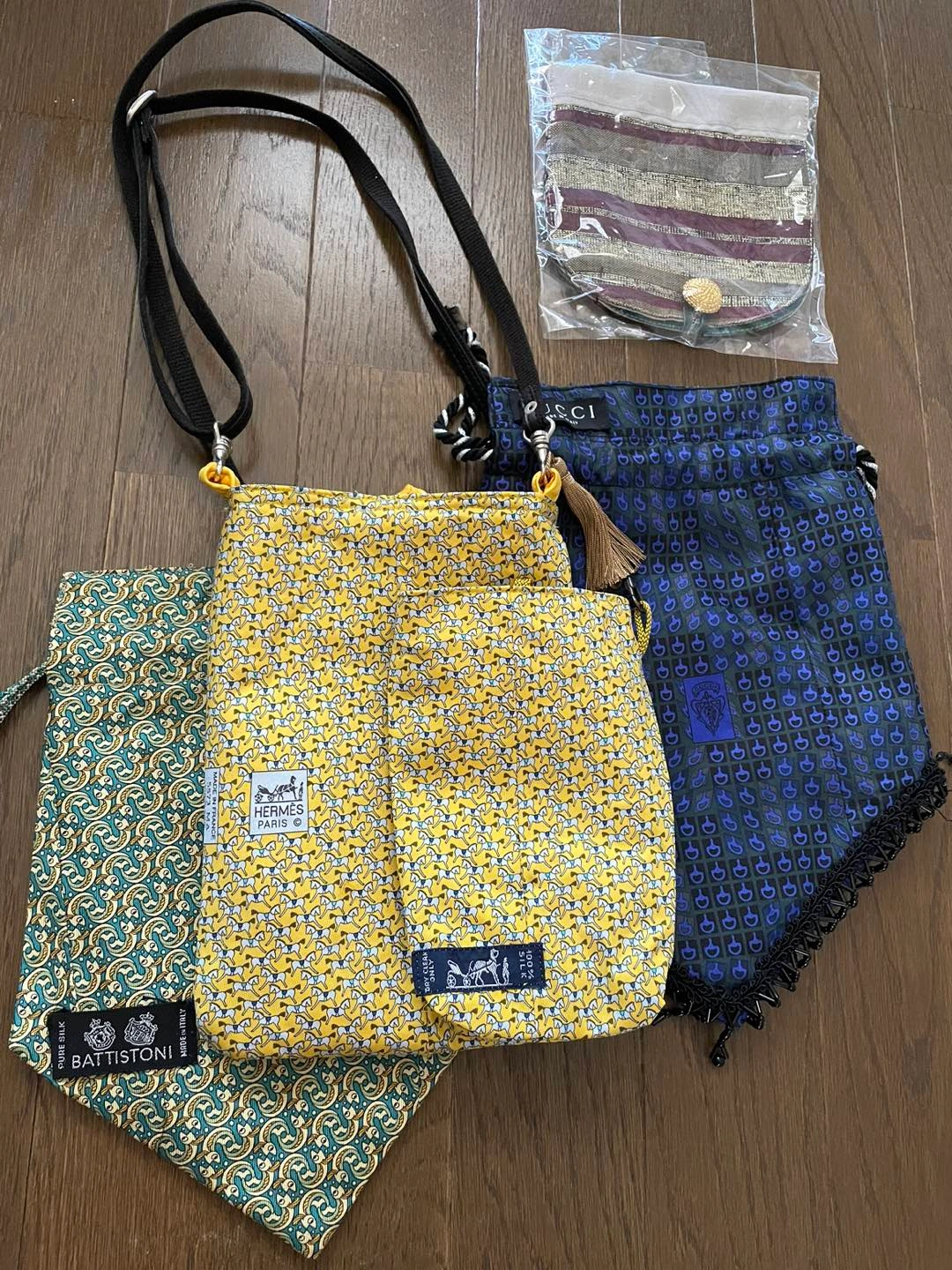 新品未使用、ハンドメイドポーチ、巾着、ミニバッグ等