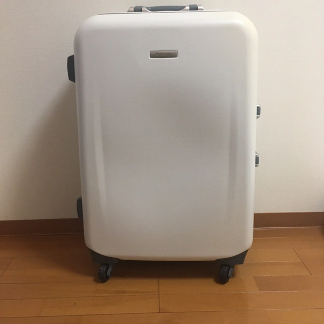Canossa ACTUS スーツケース ホワイト 約60L