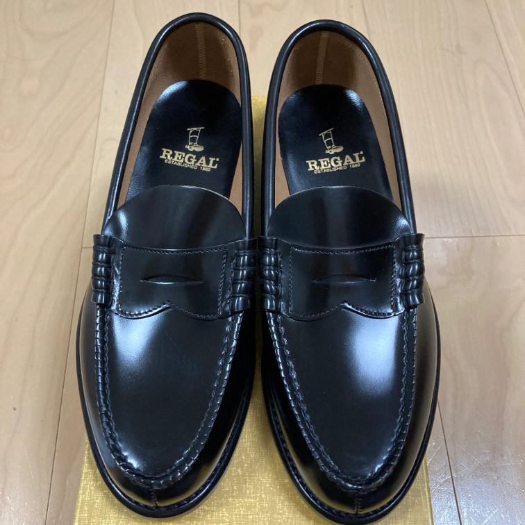 【新品未使用】REGAL 黒色 ローファーの写真6枚目