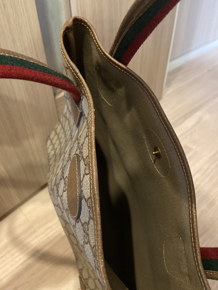 オールドグッチ（GUCCI）トートバッグの写真3枚目
