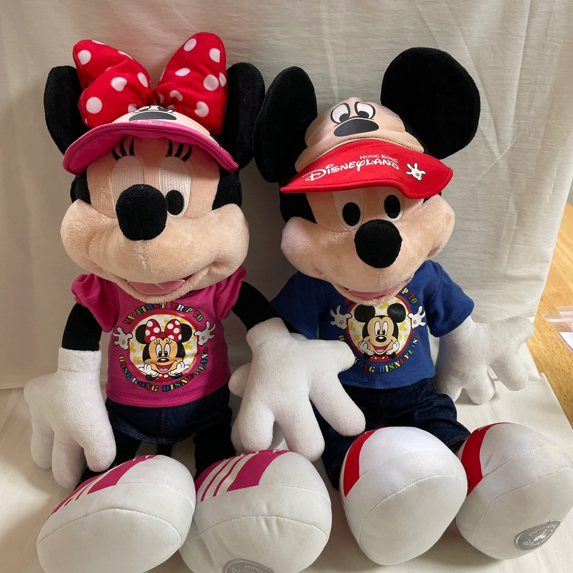 ミッキー&ミニーのぬいぐるみ