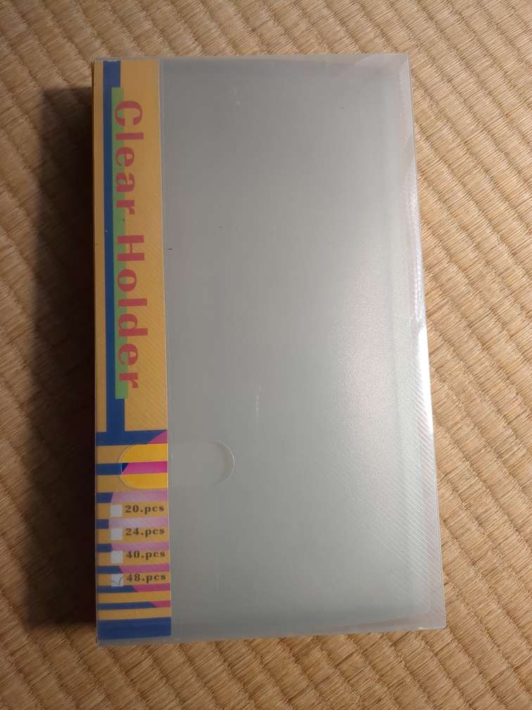 [譲ります] CD/DVD 収納クリアケース 48枚収納