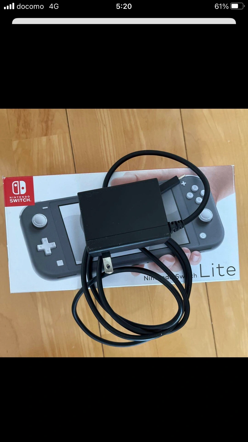 Switch lite グレー(使用数回、美品)おまけ付