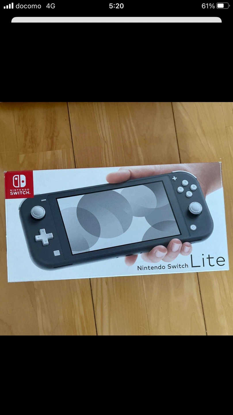 Switch lite グレー(使用数回、美品)おまけ付の写真2枚目