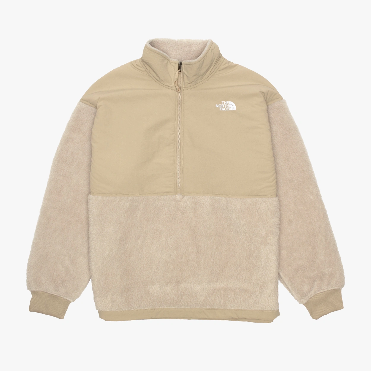 Platte Sherpa 1/4 Zip ベージュ フリース ノースフェイスの写真2枚目