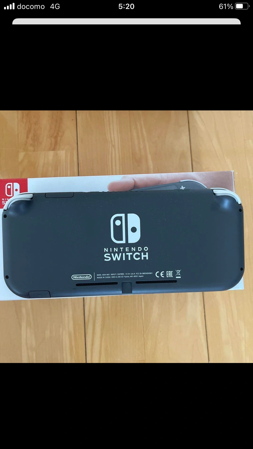 Switch lite グレー(使用数回、美品)おまけ付の写真3枚目