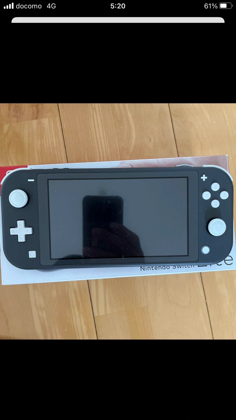 Switch lite グレー(使用数回、美品)おまけ付の写真4枚目